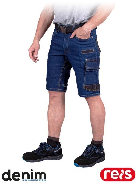 SPODNIE ROBOCZE KRÓTKIE JEANS303 REIS spodenki JEANSOWE